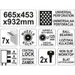 Dulap scule, 7 sertare, Yato YT-09000 3