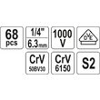 Trusa scule electrician 68 piese Yato YT-39009 7