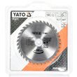 Disc fierastrau wolfra m pentru lemn 160x30 Yato YT-6057 1