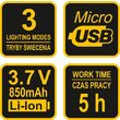 Lampă cu 4 leduri 3W Vorel 88677 6