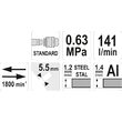 Foarfeca pneumatica tip pistol Yato YT-09944 3