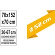 Gratar cu trepied si lant 52 cm Vorel 99524 6