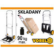 Carucior pliabil aluminiu, 710 mm, 90 kg Vorel 78661 8