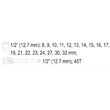 Set 18 chei tubulare si antrenor 1/2