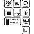 Fierăstrău pendular de 500 W, tip U Sthor 79473 3