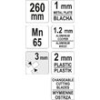 Foarfece pentru foi de aluminiu, plastic, tabla 260 mm  19260 Yato YT-19260 3