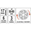 Extractor universal roata distributie, 50 - 80 mm Yato YT-06341 3