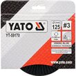 Disc raspel pentru lemn depresat 125 x 22.2 mm nr. 3 Yato YT-59170 3