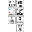 Lanterna cu led magnetica Yato YT-08513 6