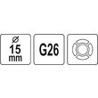Cupla pentru pistol de gresat Yato YT-07102 3