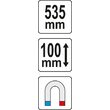 Sablon profile 535 mm Yato YT-37364 3