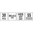 Kit reparat filete, M5 x 0.8 Yato YT-17631 3