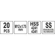 Kit reparat filete, M12 x 1.75 Yato YT-17635 3