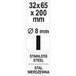 Perie cilindrica bormasina 32 x 65 x 200 mm Yato YT-47697 3