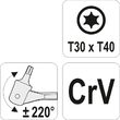 Cheie torx cu articulație T30 X T40 Yato YT-05313 3