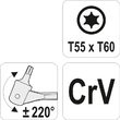 Cheie torx cu articulație T55 X T60 Yato YT-05315 3