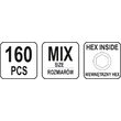 Set 160 splituri filetate Yato YT-06777 3
