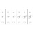 Set 150 nituri otel, M3 - M10 Yato YT-36481 3