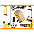 Carucior pliabil, 660 mm, 60 kg Vorel 78660 10