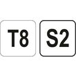 Cheie torx cu maner tip ”t”, t8 Yato YT-05601 3