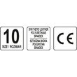 Manusi fara degete, marimea 10, culoare negru Yato YT-74660 3