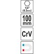 Adaptor pentru biti 1/4 Yato YT-04635 6