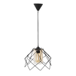 Pendul Kontes Negru 1xE27 60W 4