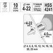 Burghiu in 10 trepte, 4 - 22 mm Yato YT-44741 3