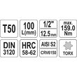 Bit torxt50 cu adaptor 1/2