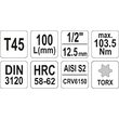 Bit torx t45 cu adaptor 1/2