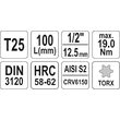 Bit torx cu adaptor 1/2