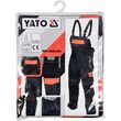 Pantaloni de lucru cu pieptar, L Yato YT-80914 2