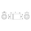 Cheie tubulara lunga 10 mm 3/8” Yato YT-3824 2