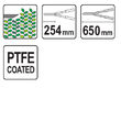 Foarfeca pentru gazon 650mm Yato YT-8823 2