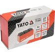 Poansoane litere a-z 27buc 8mm Yato YT-6863 1