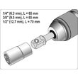 Set adaptoare pentru bormasina 1/4'', 3/8'', 1/2'' Yato YT-04685 3