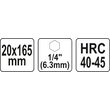 Burghiu sfredel prindere hexagonala 20mm Yato YT-44685 3