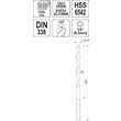 Burghiu metal prindere hex 10 mm hss6542 Yato YT-44880 3