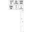 Burghiu metal prindere hex 12 mm hss6542 Yato YT-44883 3