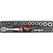 Trusa de scule profesionala in cutie metalica 63 piese Yato YT-3895 3