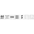 Set tarozi, filiere si burghie HSS m3-12, 44 buc Yato YT-2978 4