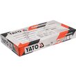 Set tarozi, filiere si burghie HSS m3-12, 44 buc Yato YT-2978 3