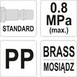 Pistol pentru suflat cu tija 1/4