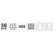 Set tarozi si filiere m3-20, 56 buc Yato YT-2979 4