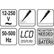 Tester digital tensiune electrica 12 - 250 v Yato YT-2861 2