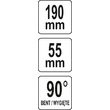Cleste pentru siguranta etrier frana Yato YT-06561 3