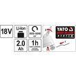 Unealta multifunctionala oscilanta cu acumulator 18v Yato YT-82818 6