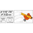 Dispozitiv taiat tevi 3-22 mm Yato YT-22318 3