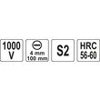 Surubelnita vde 1000v 4x100mm Yato YT-2817 3