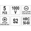 Set surubelnite vde 5 buc Yato YT-2827 2
